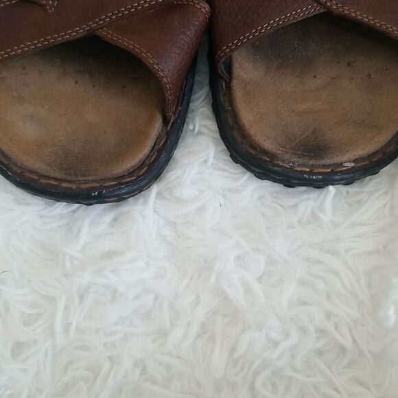 Sketchers  Brown Men's Sandals Sz 10 - Picture 10 of 11